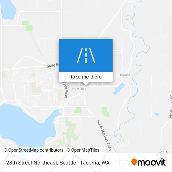 28th Street Northeast map