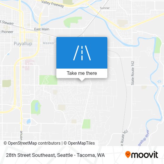 28th Street Southeast map