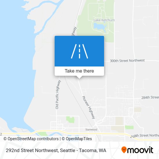 292nd Street Northwest map