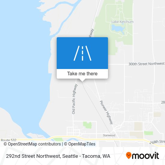 Mapa de 292nd Street Northwest