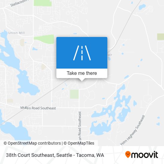 Mapa de 38th Court Southeast
