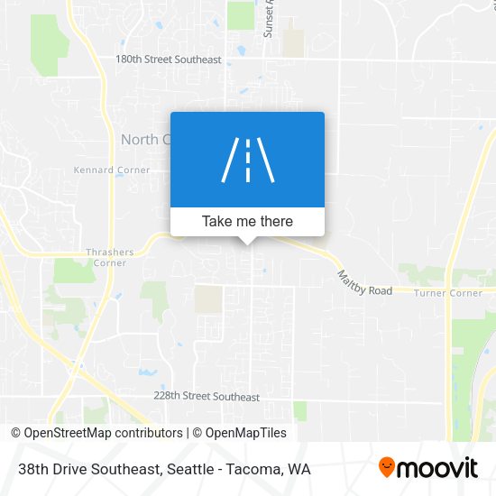 Mapa de 38th Drive Southeast