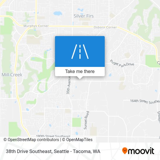 Mapa de 38th Drive Southeast