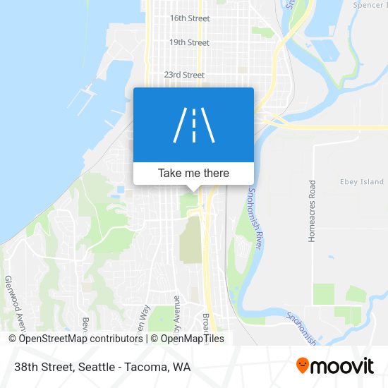 38th Street map