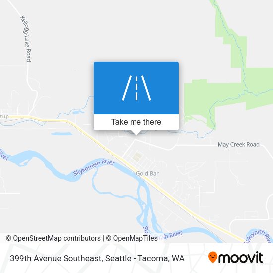 399th Avenue Southeast map
