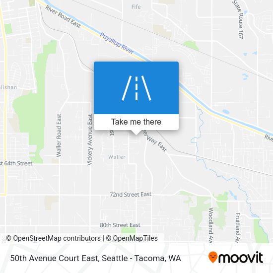 Mapa de 50th Avenue Court East