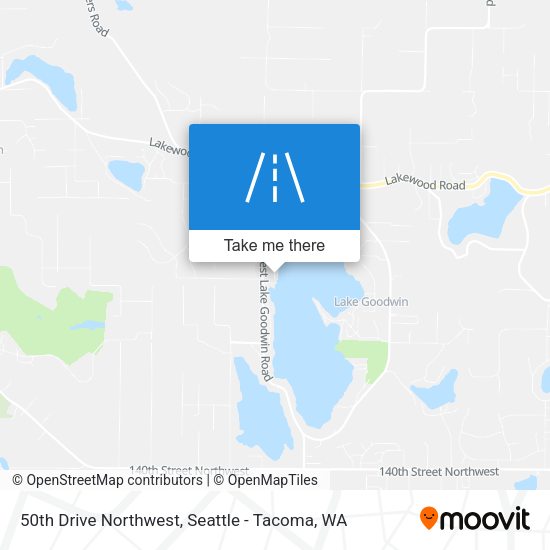 50th Drive Northwest map