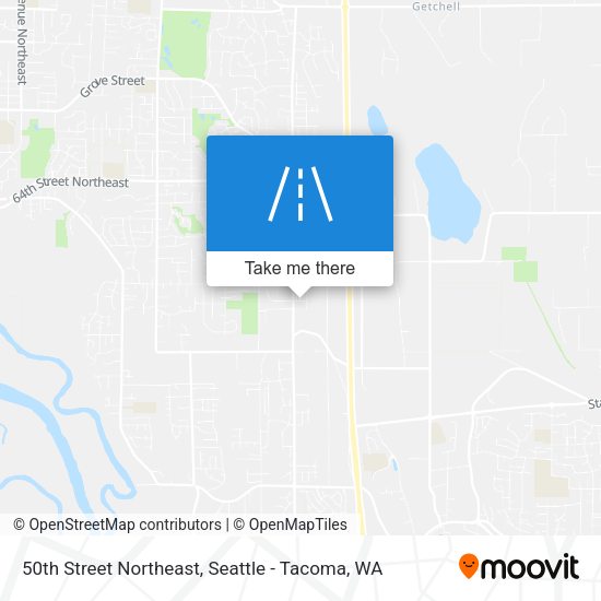 Mapa de 50th Street Northeast