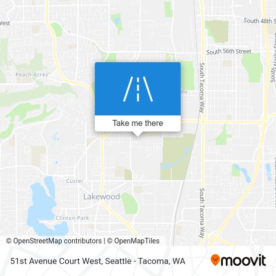 Mapa de 51st Avenue Court West
