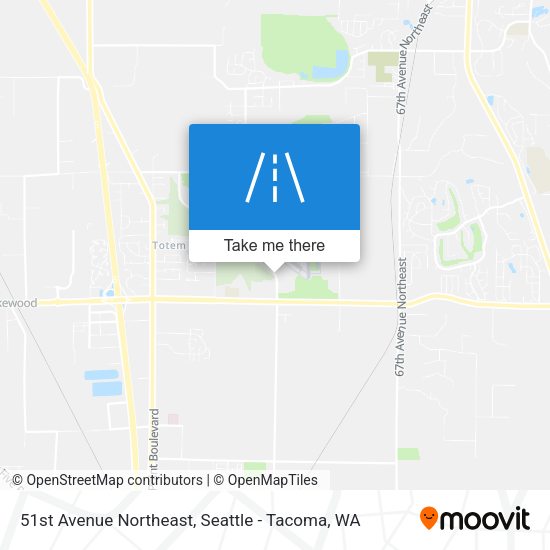 Mapa de 51st Avenue Northeast