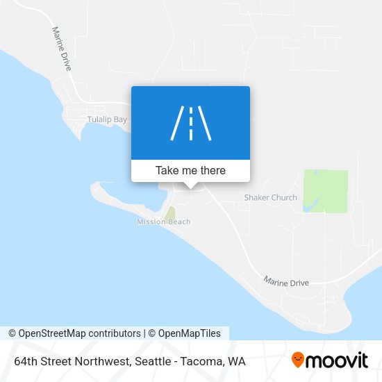 Mapa de 64th Street Northwest