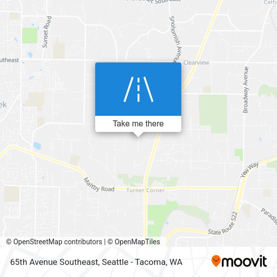 Mapa de 65th Avenue Southeast