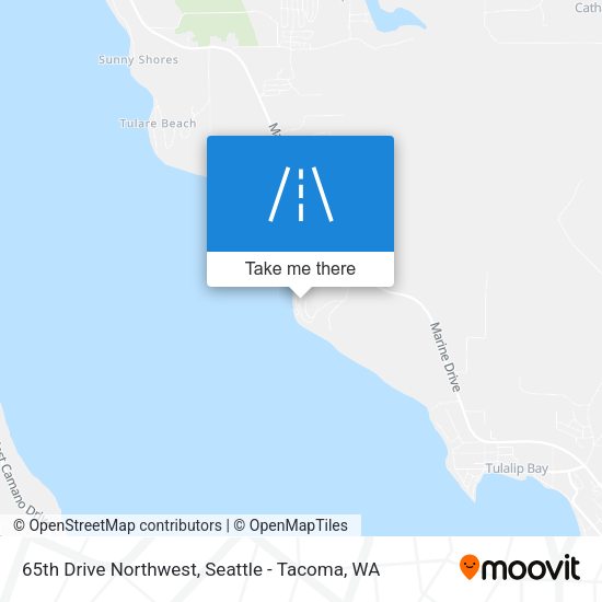 65th Drive Northwest map