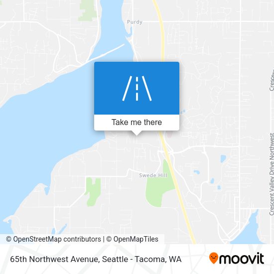 65th Northwest Avenue map