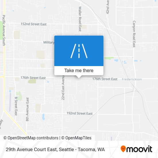 29th Avenue Court East map
