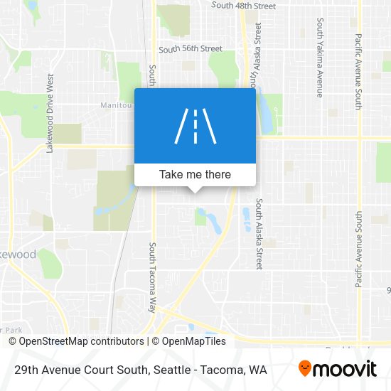 29th Avenue Court South map