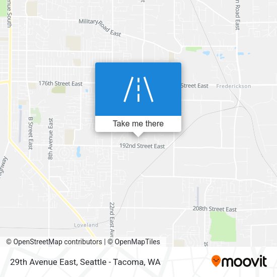 29th Avenue East map