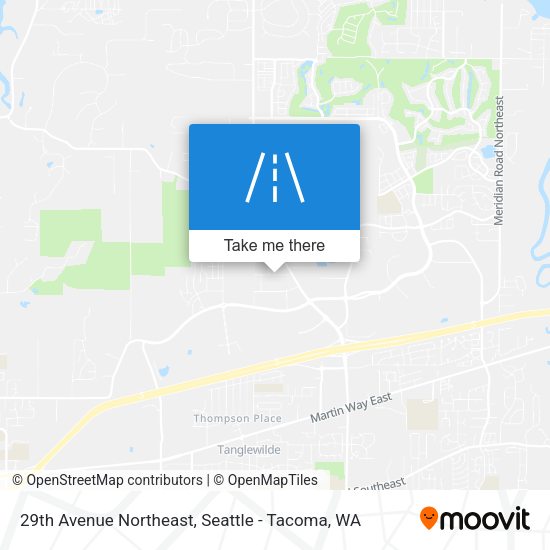 29th Avenue Northeast map