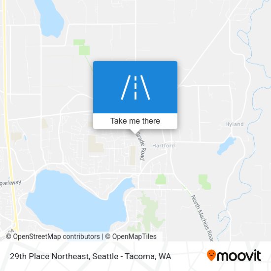 Mapa de 29th Place Northeast