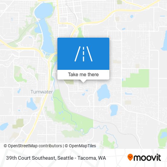 39th Court Southeast map