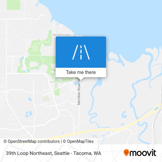 39th Loop Northeast map