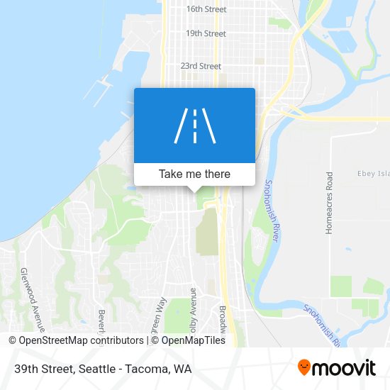 Mapa de 39th Street