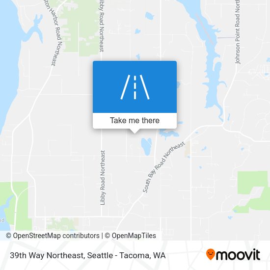39th Way Northeast map