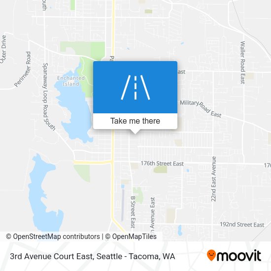 Mapa de 3rd Avenue Court East