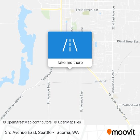 3rd Avenue East map