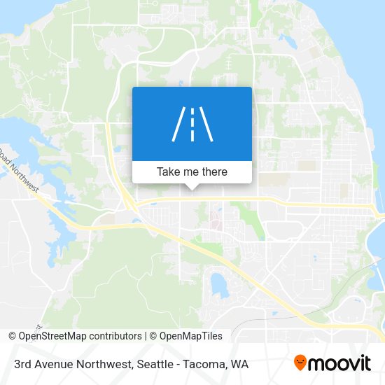 Mapa de 3rd Avenue Northwest