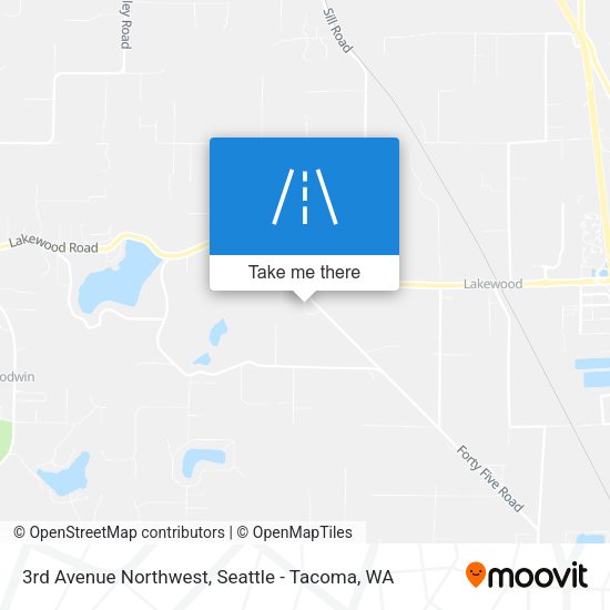 3rd Avenue Northwest map