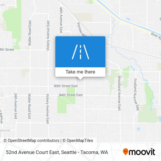 52nd Avenue Court East map