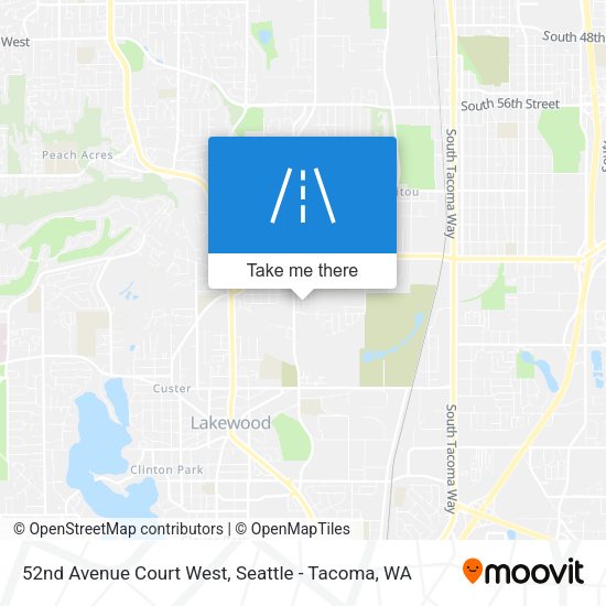 Mapa de 52nd Avenue Court West