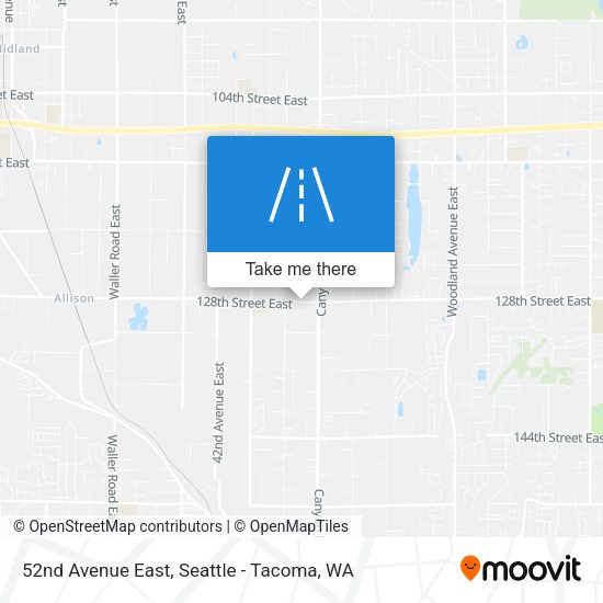 Mapa de 52nd Avenue East