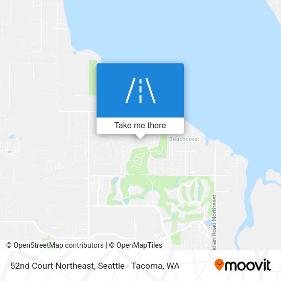 52nd Court Northeast map