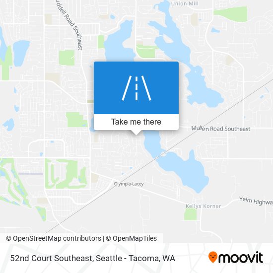 52nd Court Southeast map