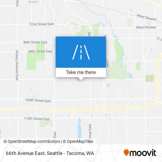 66th Avenue East map