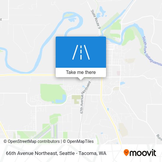 66th Avenue Northeast map