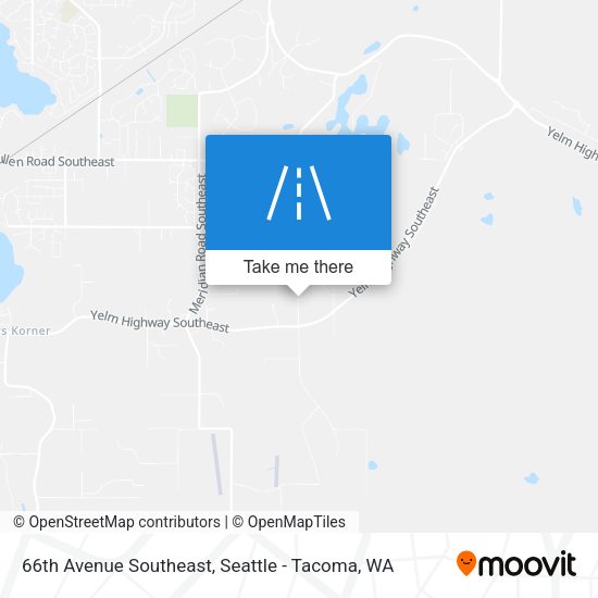 66th Avenue Southeast map