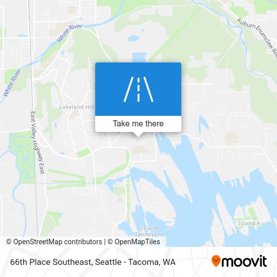 66th Place Southeast map