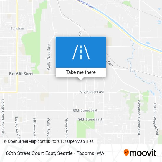 Mapa de 66th Street Court East