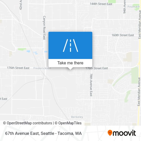 67th Avenue East map