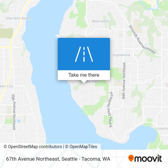 Mapa de 67th Avenue Northeast