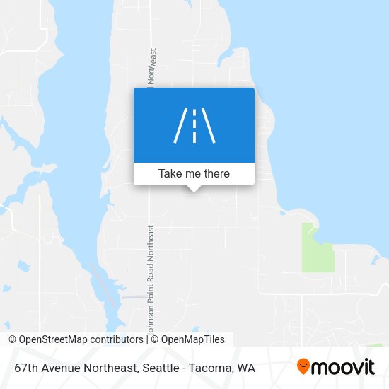 67th Avenue Northeast map