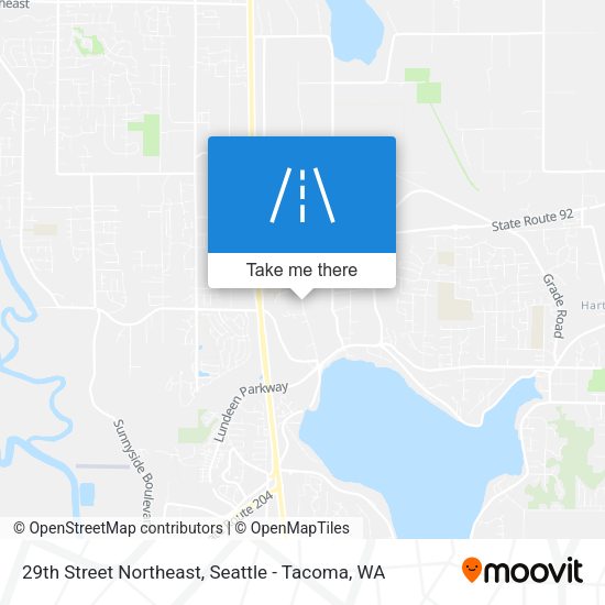 Mapa de 29th Street Northeast