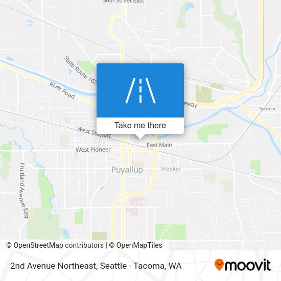 2nd Avenue Northeast map