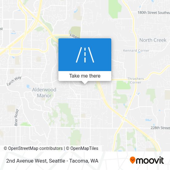 2nd Avenue West map