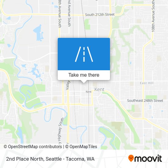 Mapa de 2nd Place North