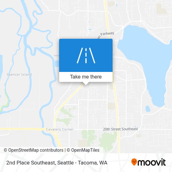 2nd Place Southeast map