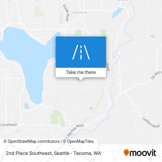 2nd Place Southeast map